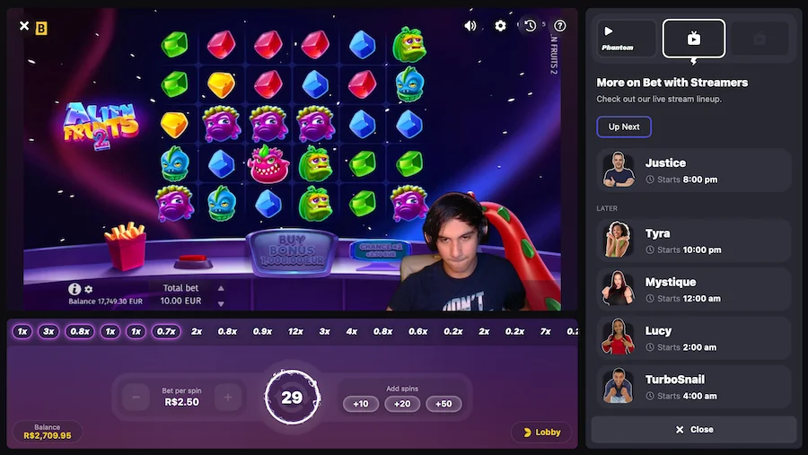 Bet With Streamers
