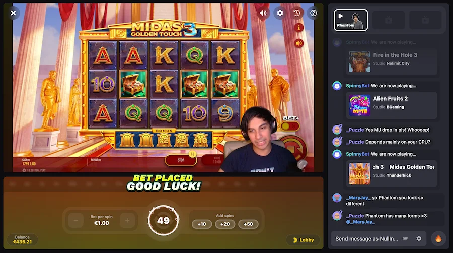 Bet With Streamers