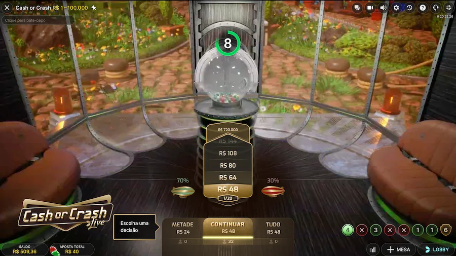 Cash Or Crash Live