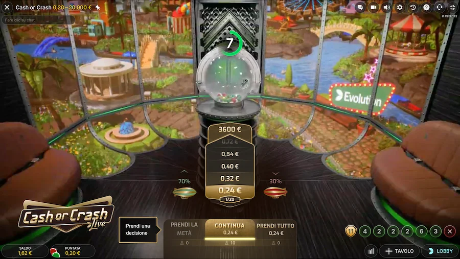 Cash Or Crash Live