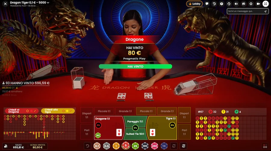 Dragon Tiger Live Pragmatic Play
