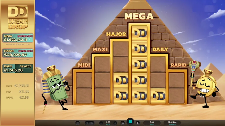 Dream Drop Jackpot Win