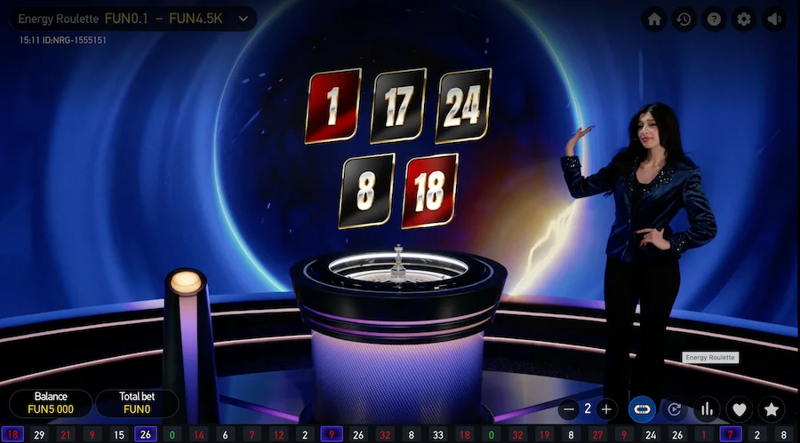 Energy Roulette Gameplay