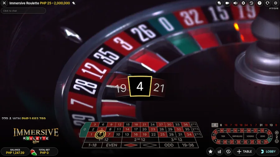 Immersive Roulette Evolution