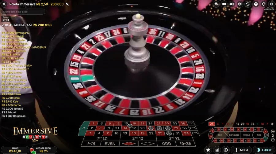 Immersive Roulette Live