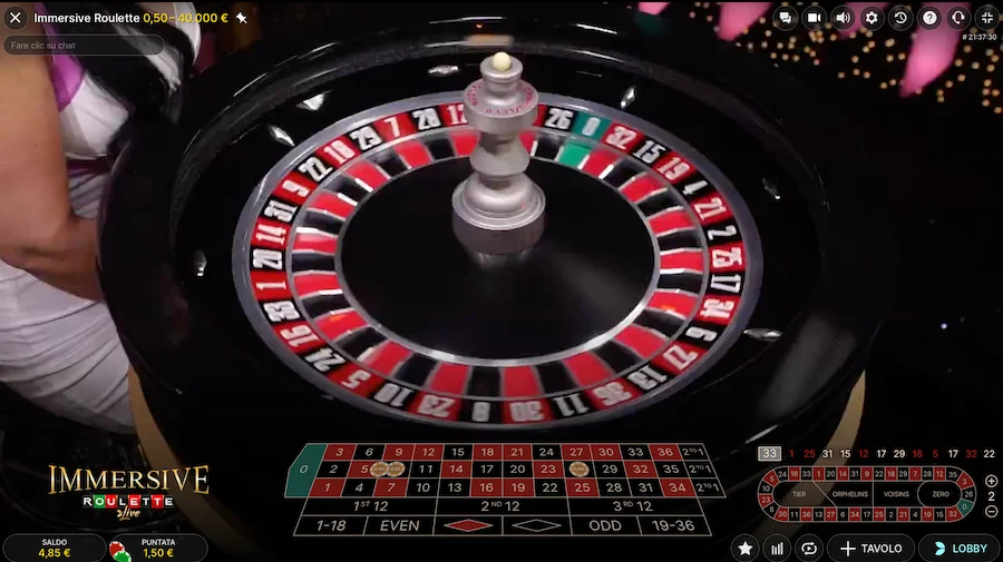 Immersive Roulette Live