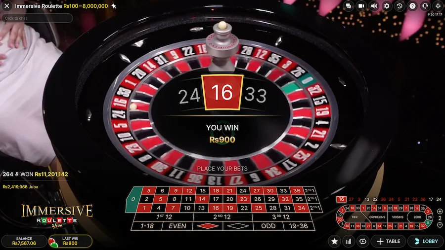 Immersive Roulette
