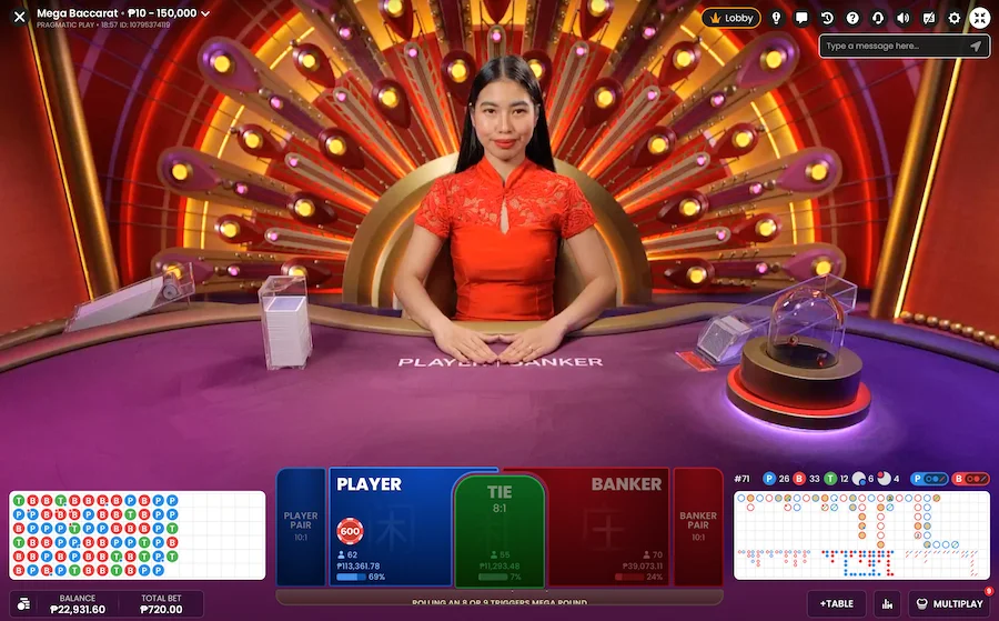 Mega Baccarat Philippines