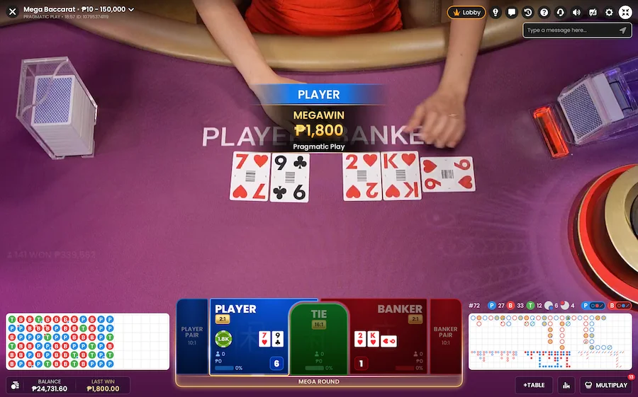 Mega Baccarat Philippines