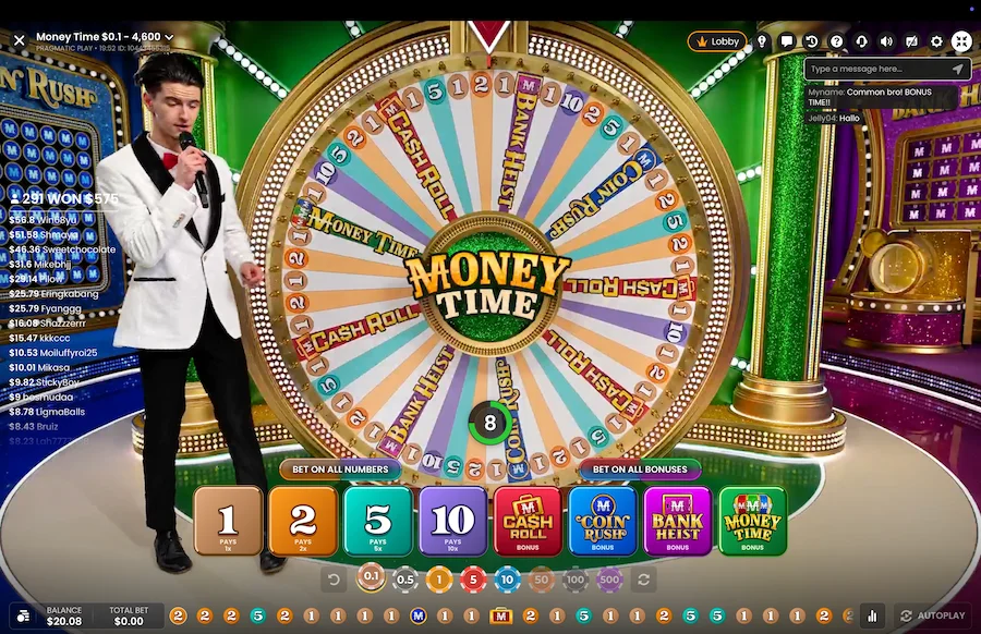 Money Time Live Pragmatic Play