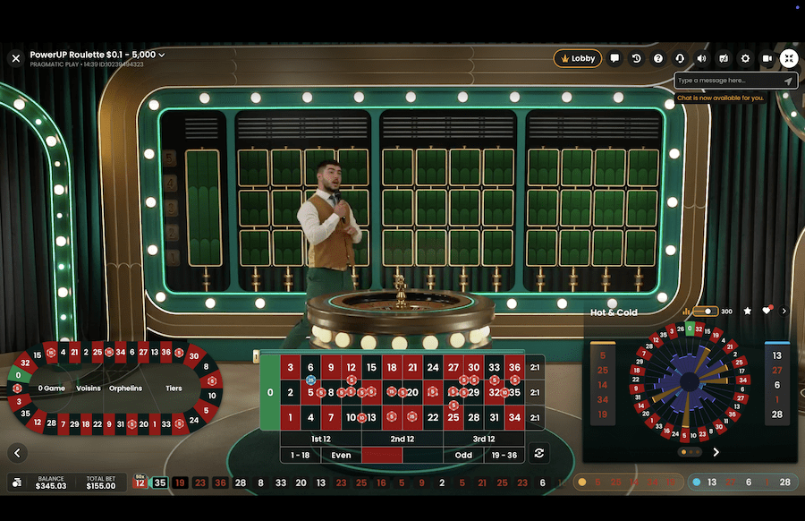 Power Up Roulette Live Pragmatic Play