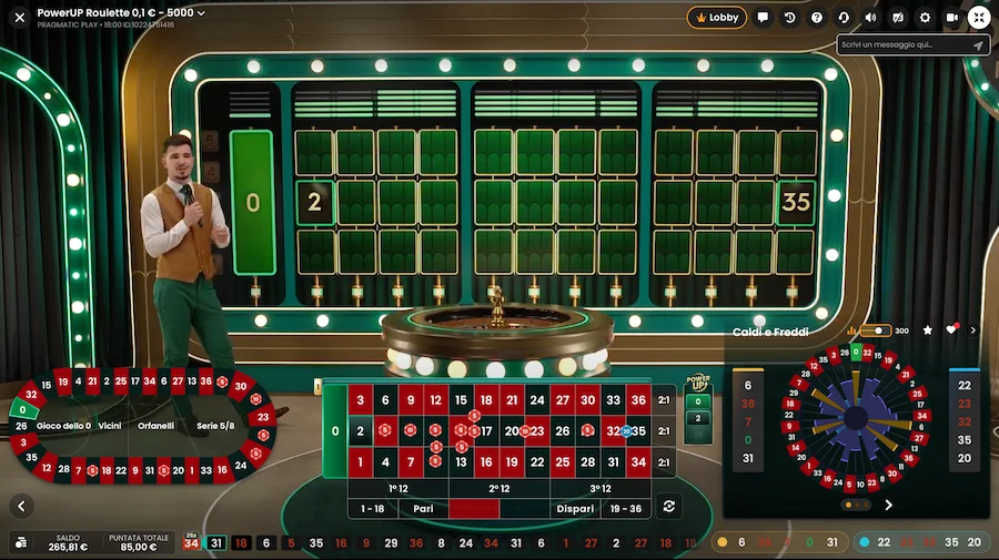 Powerup Roulette Live Pragmatic Play