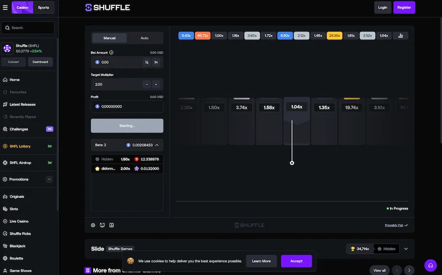 Shuffle Slide