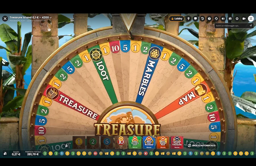 Treasure Island Live Italy
